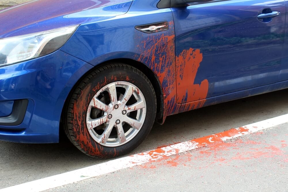 how to remove paint from car
