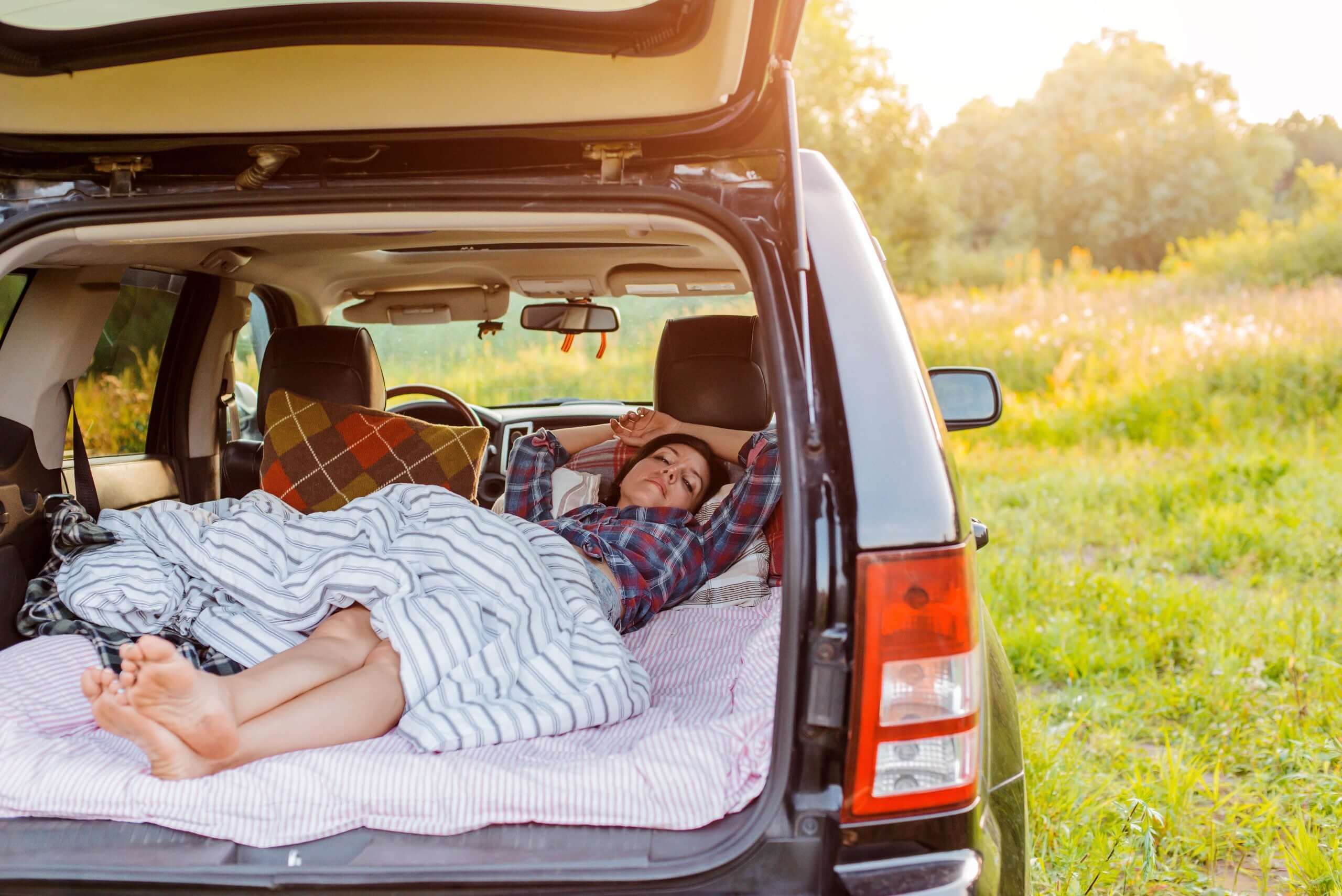 is it illegal to sleep in a car