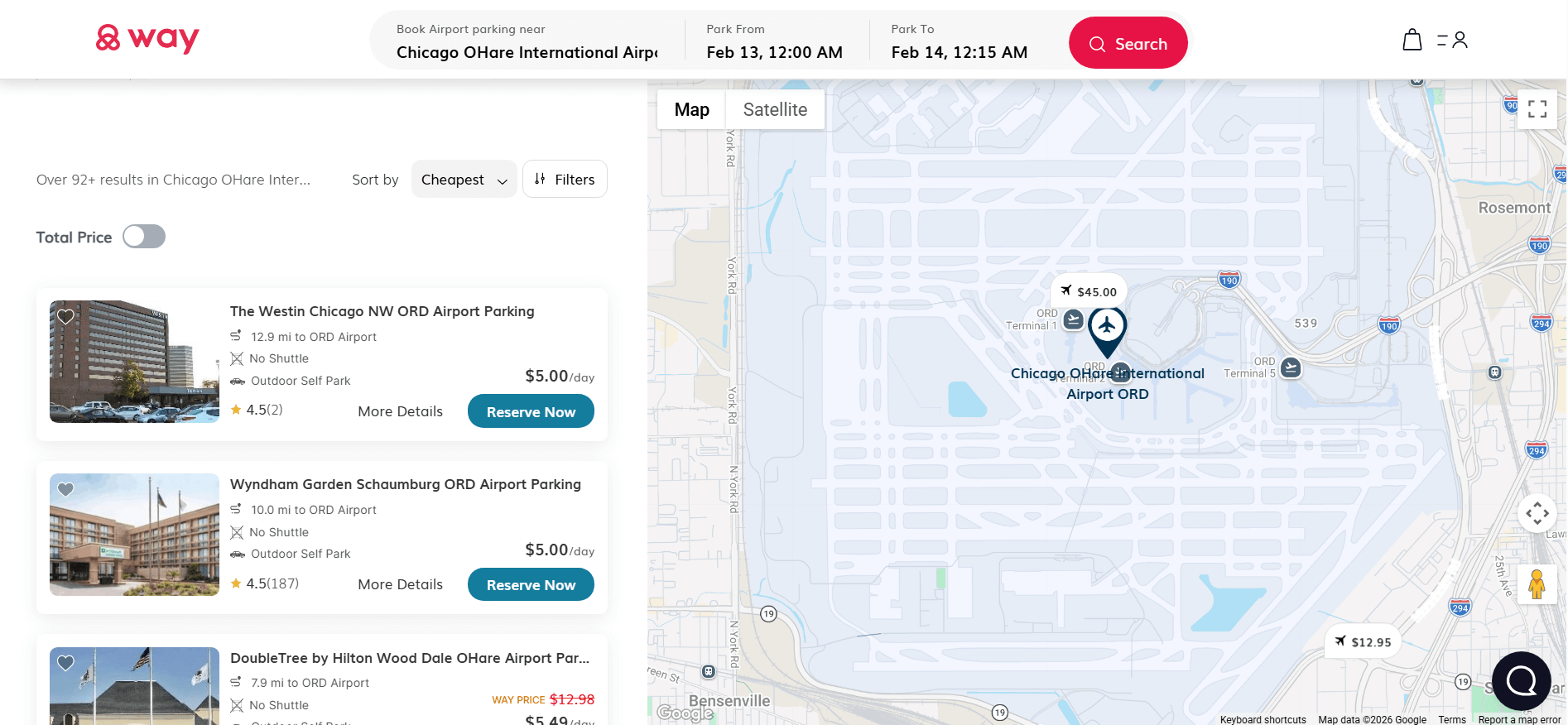 O'Hare Airport parking