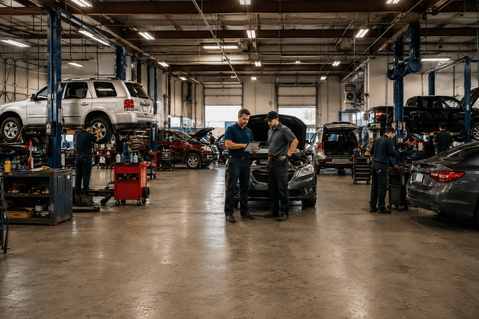 How does shop management software improve workflow?