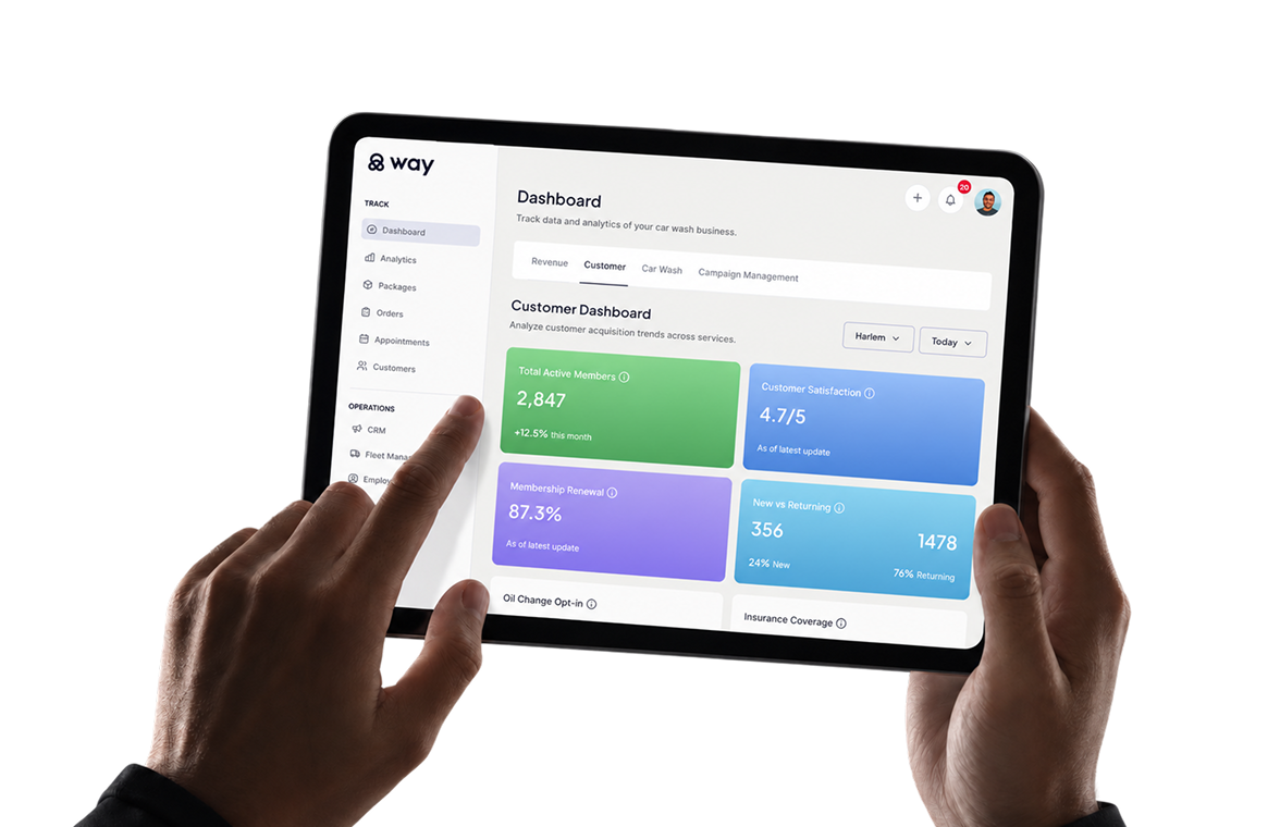 A tablet interface your attendants will love