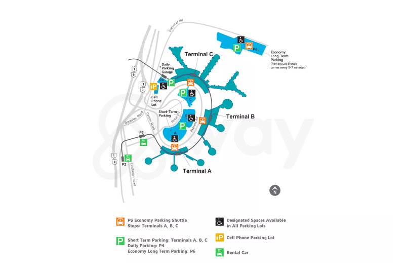 Newark Terminal Map
