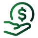 Cost reduction icon