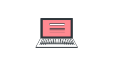 Laptop illustration