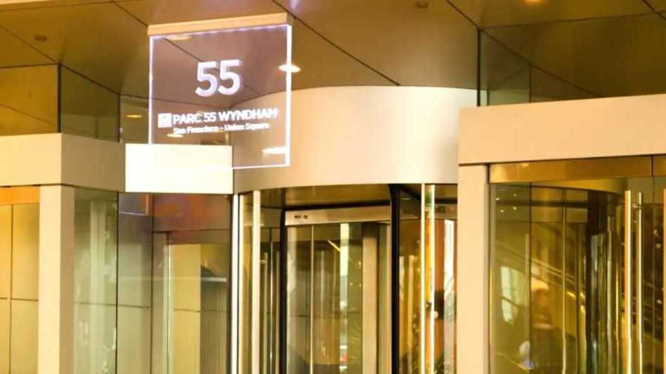 55 Cyril Magnin St.  Parc 55 Hotel parking