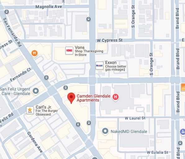 (M) CAMDEN GLENDALE -3916 San Fernando Rd