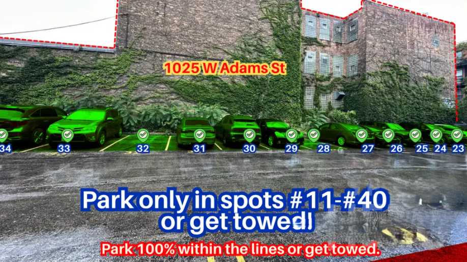 1021 West Adams St Parking