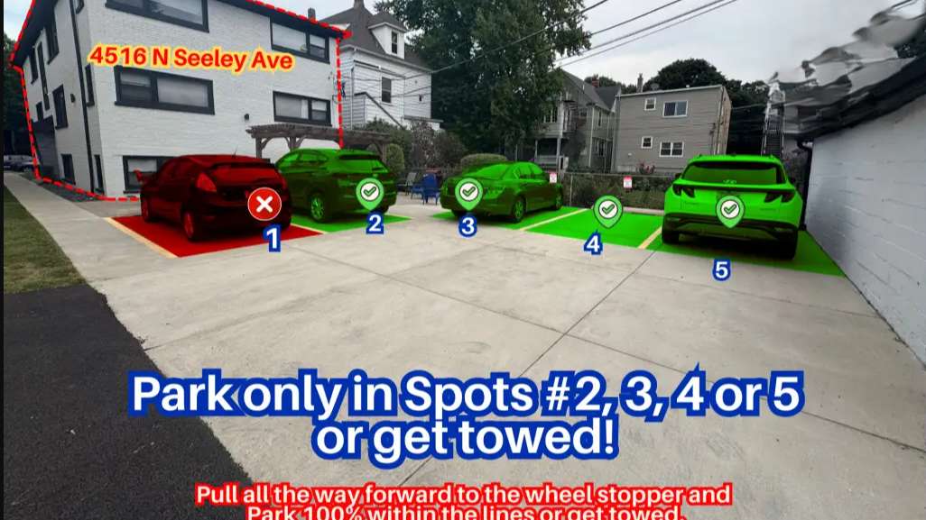 4516 N Seeley Ave Parking