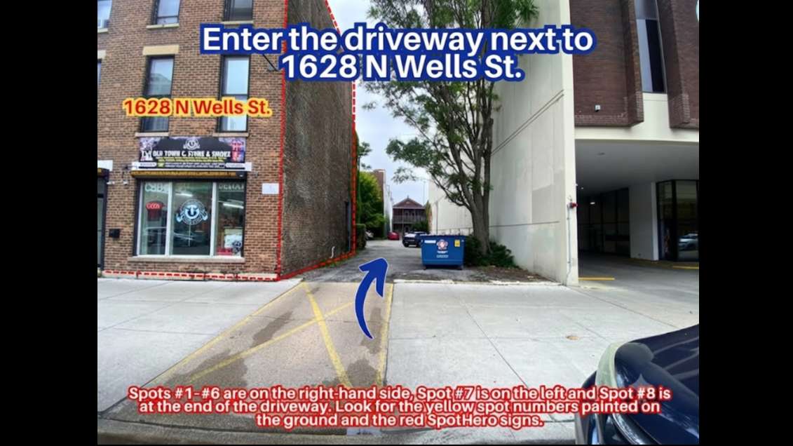 1628 N Wells St. - Spots #1-8 only
