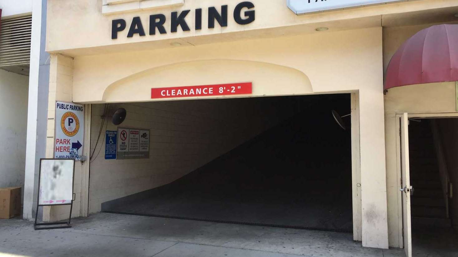 807 E 12th St (1136 Towne Ave).  Stanford Wholesale Mart Garage