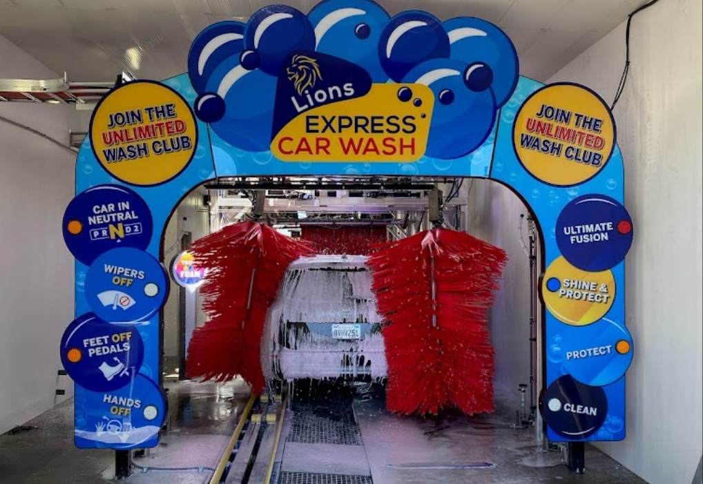 Lions Express Car Wash- 1209 S Sunset Ave