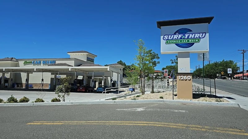 Surf Thru Express Car Wash - 1260 W 7th St, Reno