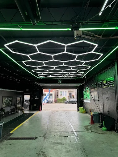 Neon Hand Car Wash
