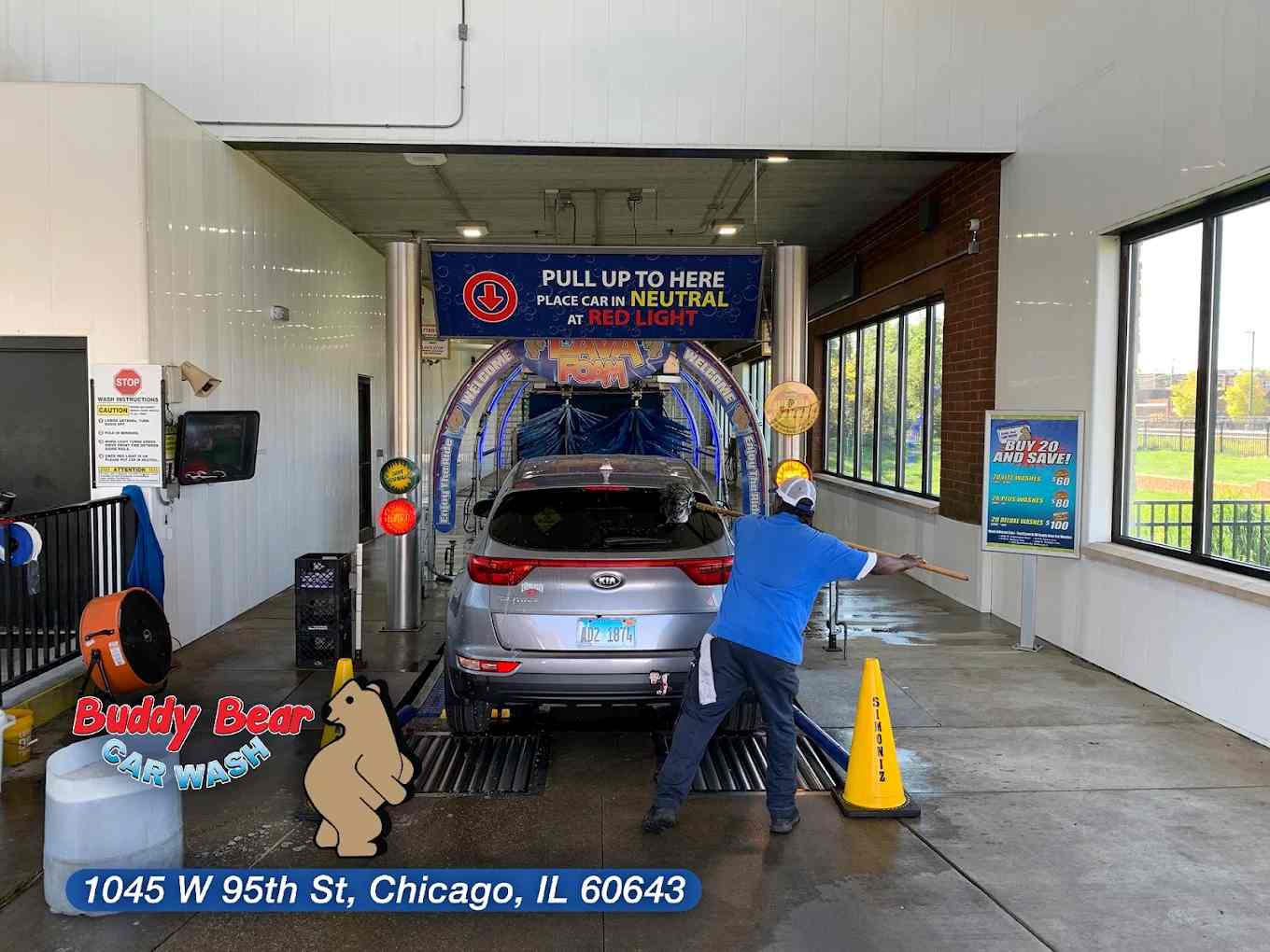 Buddy Bear Carwash - 1045 W. 95th St.