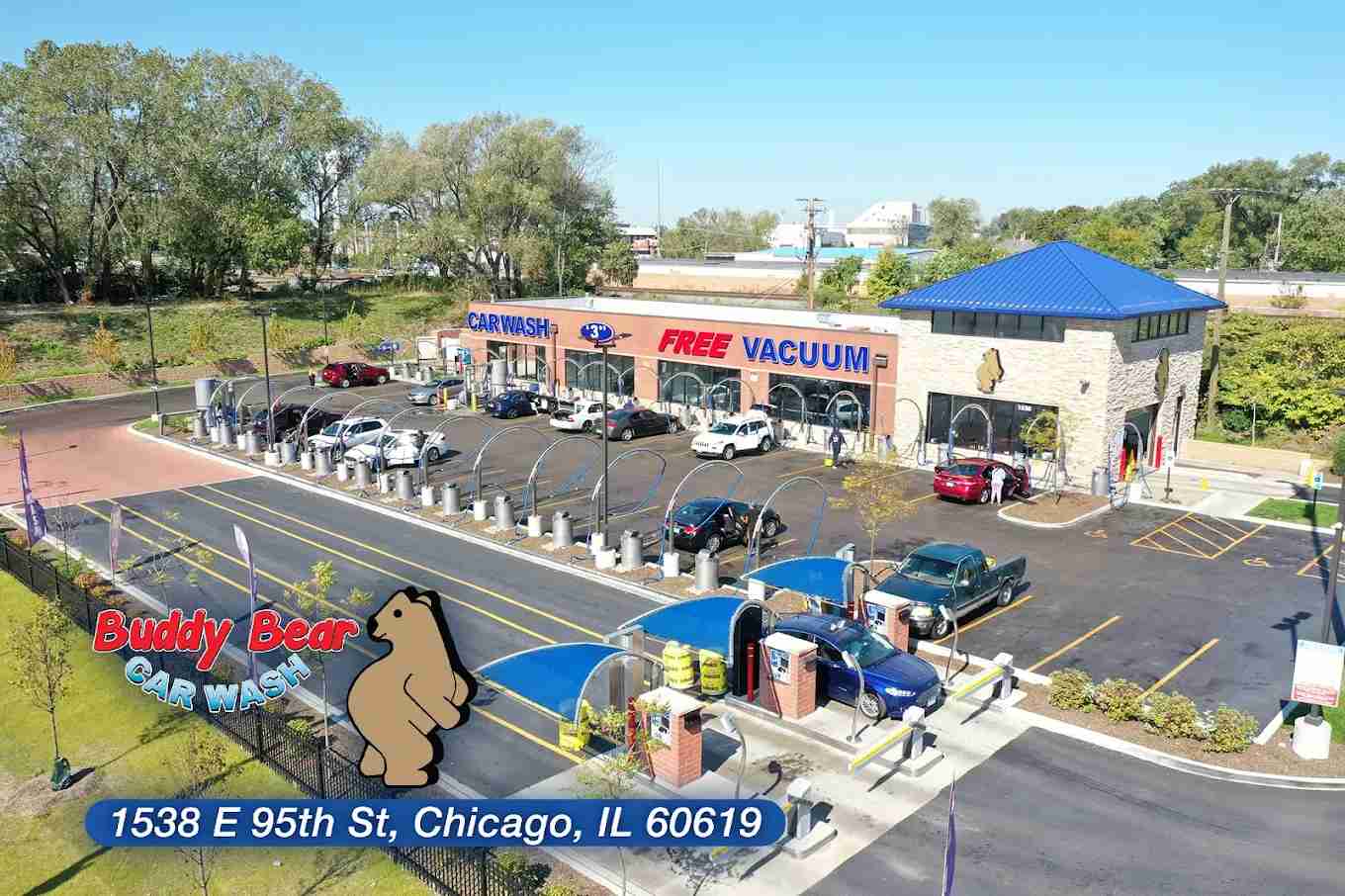 Buddy Bear Carwash - 1538 E. 95th St.