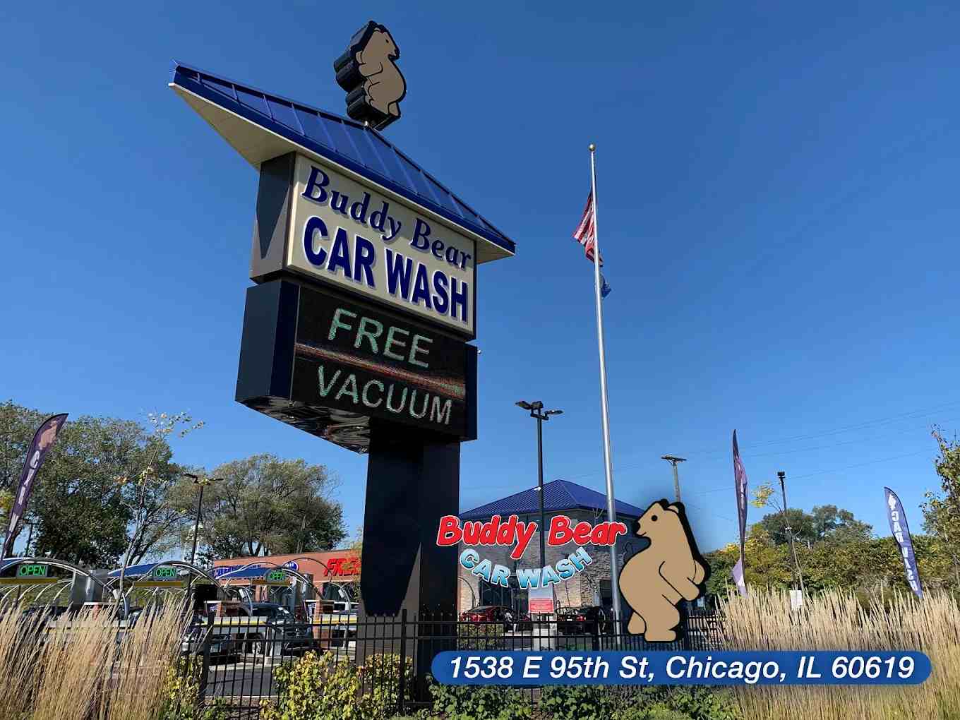 Buddy Bear Carwash - 1538 E. 95th St.