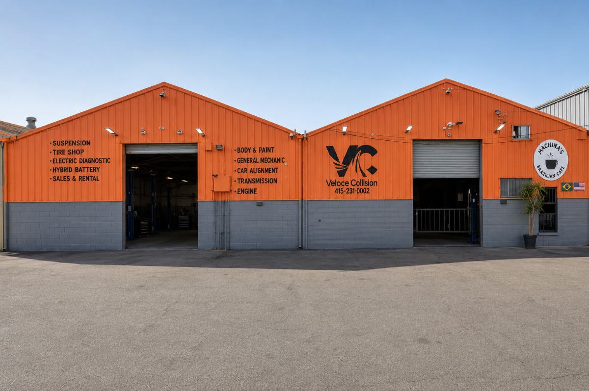 Veloce Collision - Body shop - Auto Repair - PPG Certified Paint auto repair shop in Daly City, California