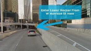 Photo of Underground Entrance_1 S. Lower Wacker Dr. Garage spot, located 2.0 mi from Near Potbelly Sandwich Shop 2 in