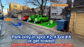 Photo of 1314 W Eddy St. - Spots #2, #3, or #4 Only spot, located 1.1 mi from Near 3255 North Leavitt Street in