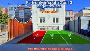 Photo of 1514 8th St. NW - Spot #2 or #3 Only spot, located 0.6 mi from Near Constellation Theatre Company in