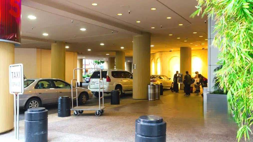 55 Cyril Magnin St.  Parc 55 Hotel parking