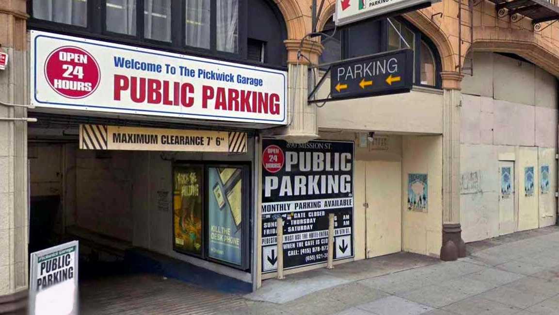 North Beach Parking Pickwick Hotel 85 5th Street Parking
