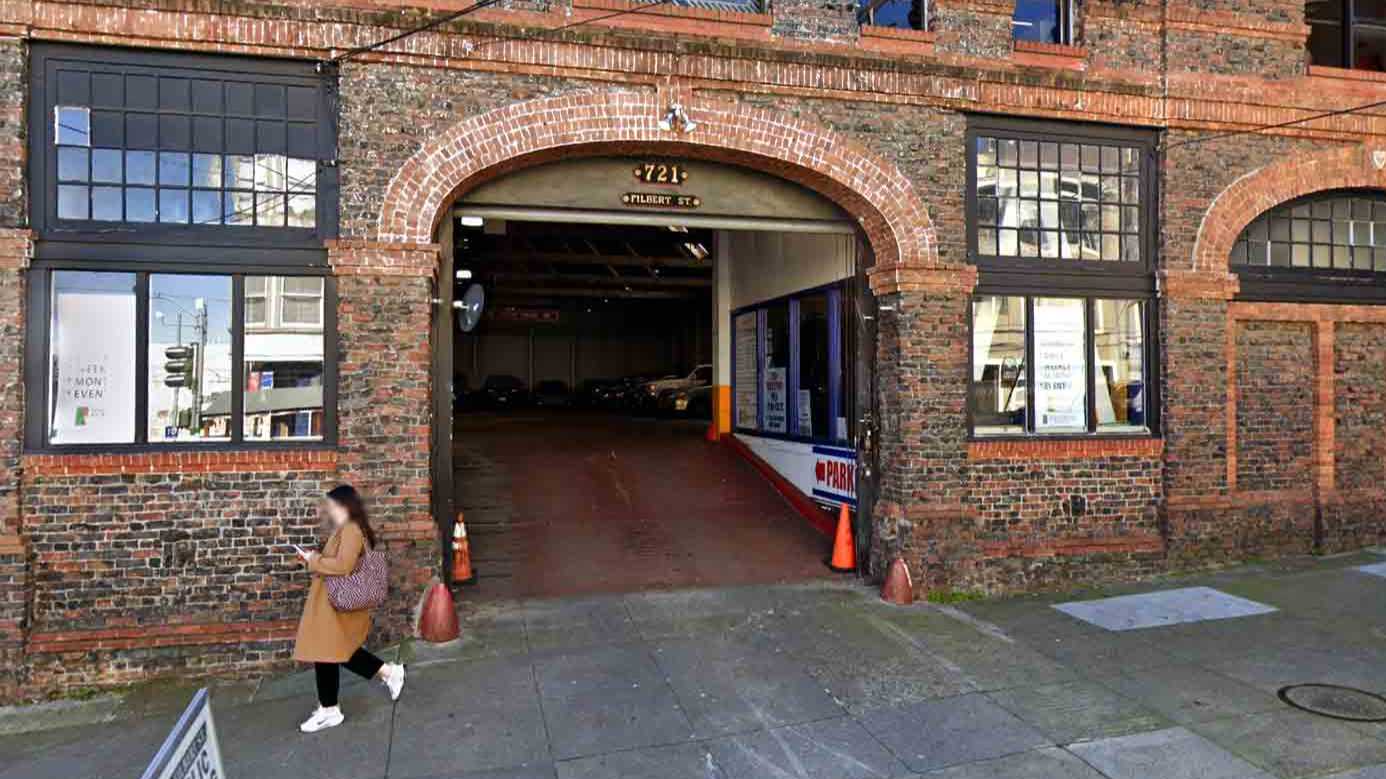 North Beach Parking 721 Filbert Street Garage Parking Way