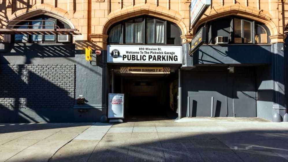 North Beach Parking Pickwick Hotel 85 5th Street Parking