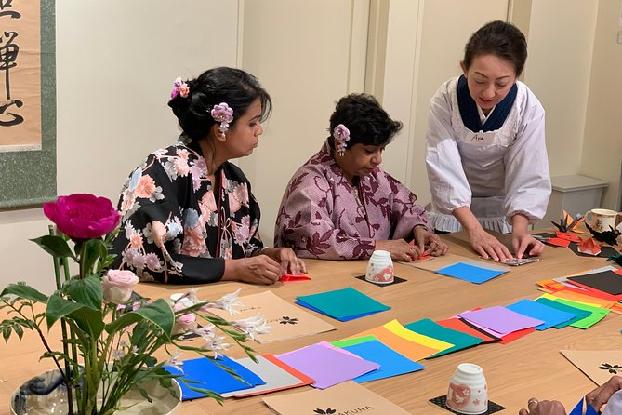 Origami Japanese Traditional Paper Foldingclass In Kyoto