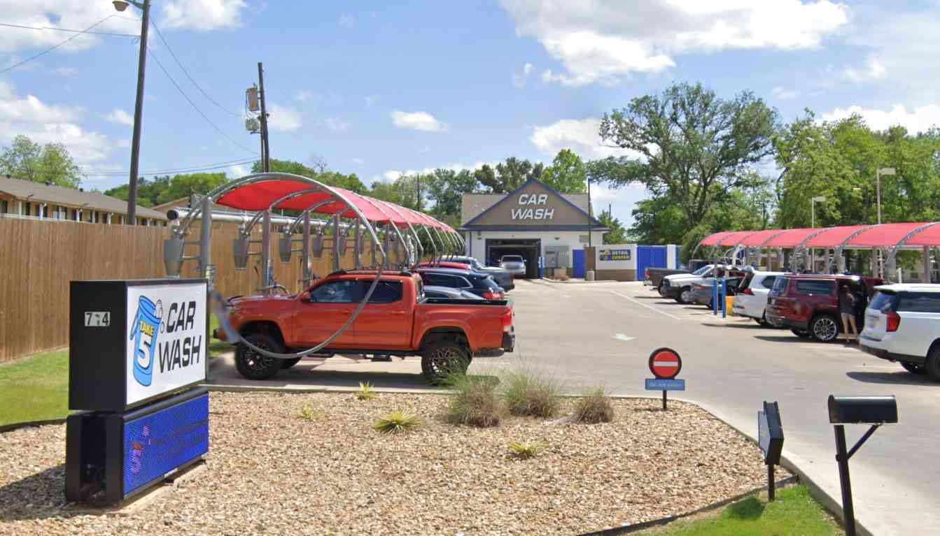 Car Wash at Take 5 Car Wash 428 Athens, Athens,TX for 3.99